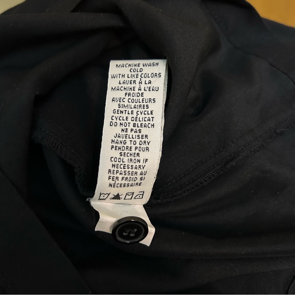 Max Studio Black Shirt Dress - Picture 8 of 9